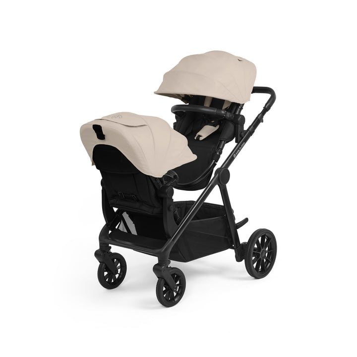 Ickle Bubba Virgo Twin 18 Piece Travel System with i-Size Nimbus Car Seats & Spin ISOFIX Bases -Stone - image 5