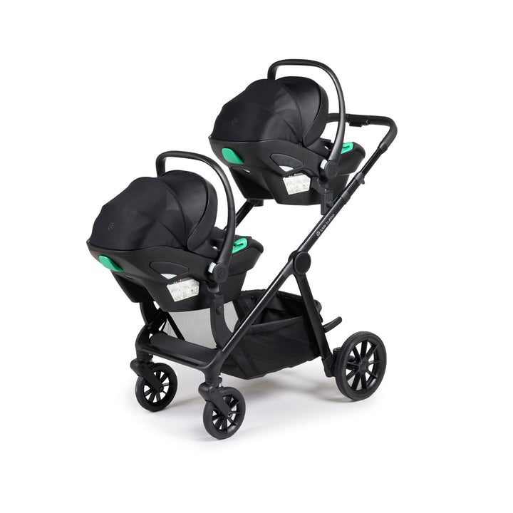 Ickle Bubba Virgo Twin 18 Piece Travel System with i-Size Nimbus Car Seats & Spin ISOFIX Bases -Stone - image 7