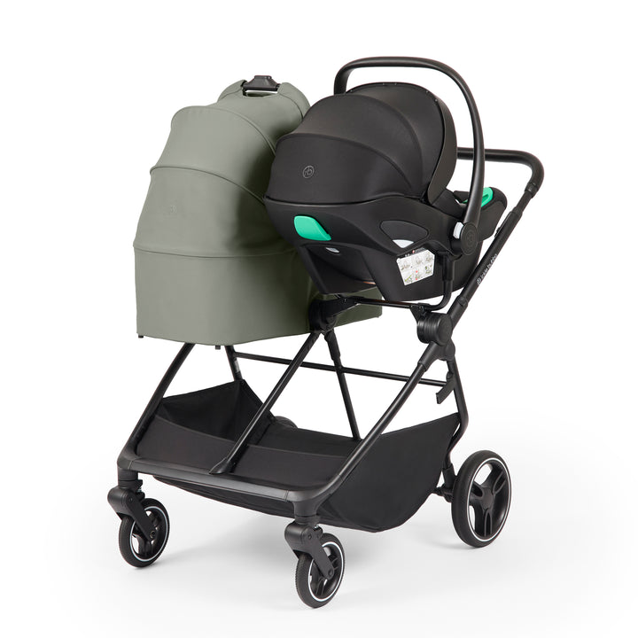 Ickle Bubba Altair Growing Families 13 Piece Travel System with i-Size Nimbus 180 Spin Car Seat & ISOFIX Base, Laurel Green - image 6