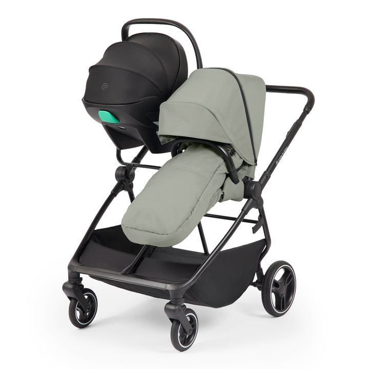 Ickle Bubba Altair Growing Families 13 Piece Travel System with i-Size Nimbus 180 Spin Car Seat & ISOFIX Base, Laurel Green - image 7