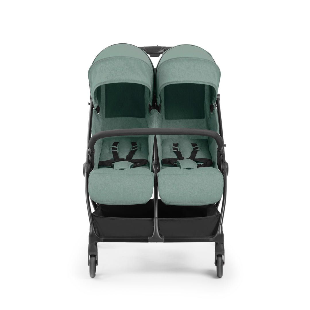 Ickle Bubba Aries Double Autofold Stroller, Sage Green - image 2