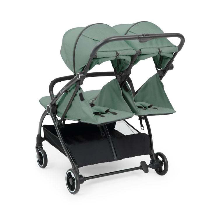 Ickle Bubba Aries Double Autofold Stroller, Sage Green - image 7