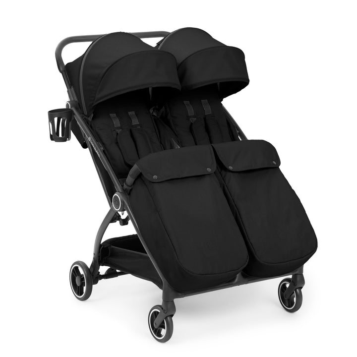 Ickle Bubba Aries Double Max Autofold Stroller, Black - image 1