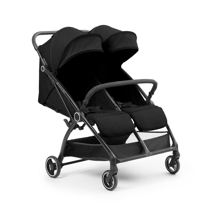 Ickle Bubba Aries Double Max Autofold Stroller, Black - image 2