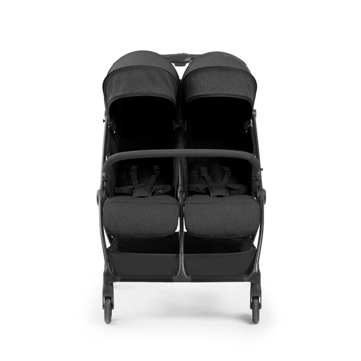 Ickle Bubba Aries Double Max Autofold Stroller, Graphite Grey - image 3
