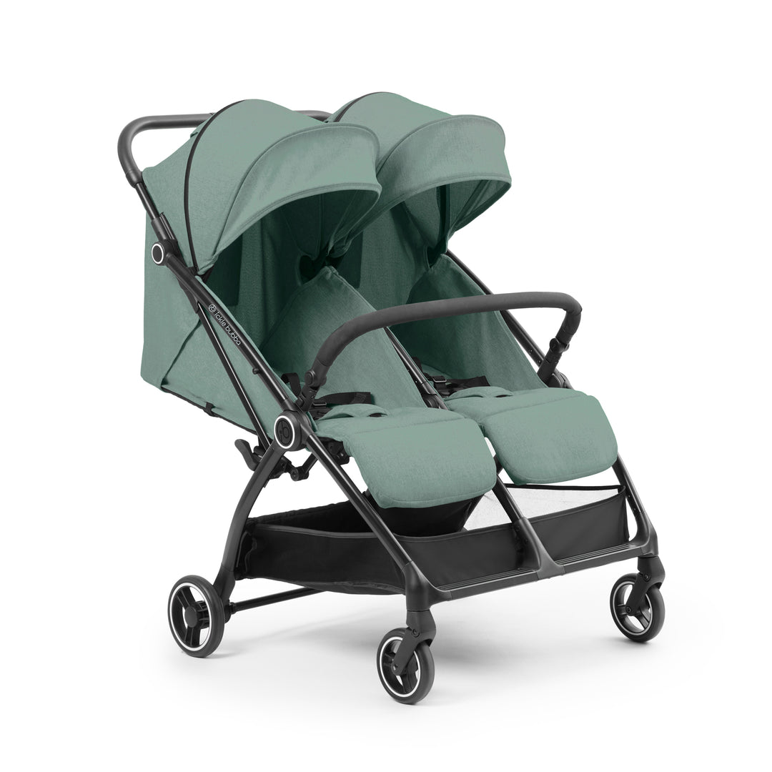 Ickle Bubba Aries Double Max Autofold Stroller, Sage Green - image 2