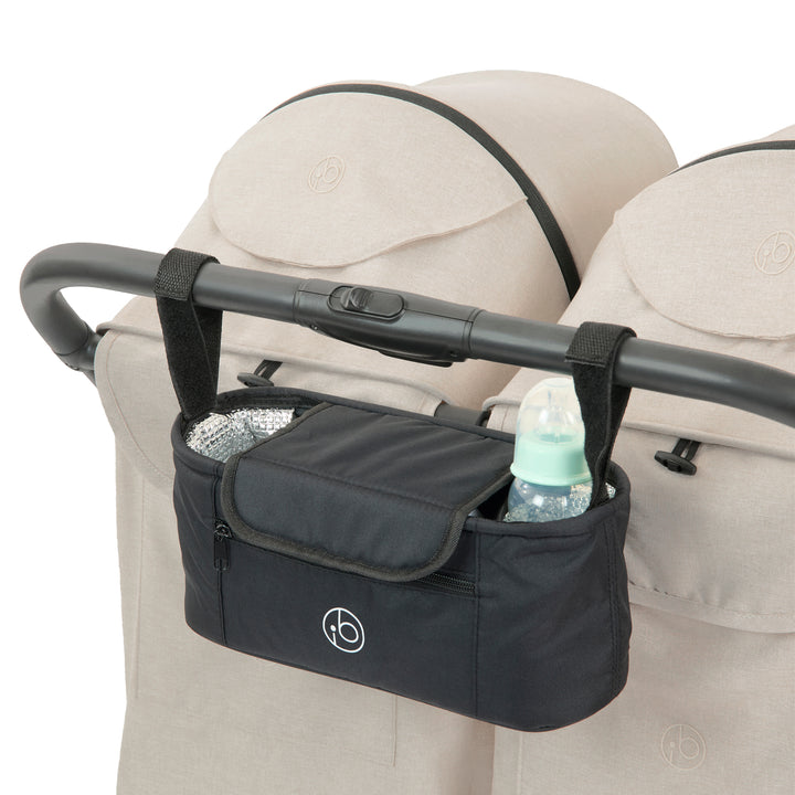 Ickle Bubba Aries Double Prime Autofold Stroller, Stone - image 16