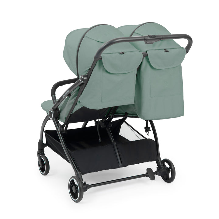 Ickle Bubba Aries Double Prime Autofold Stroller, Sage Green - image 9