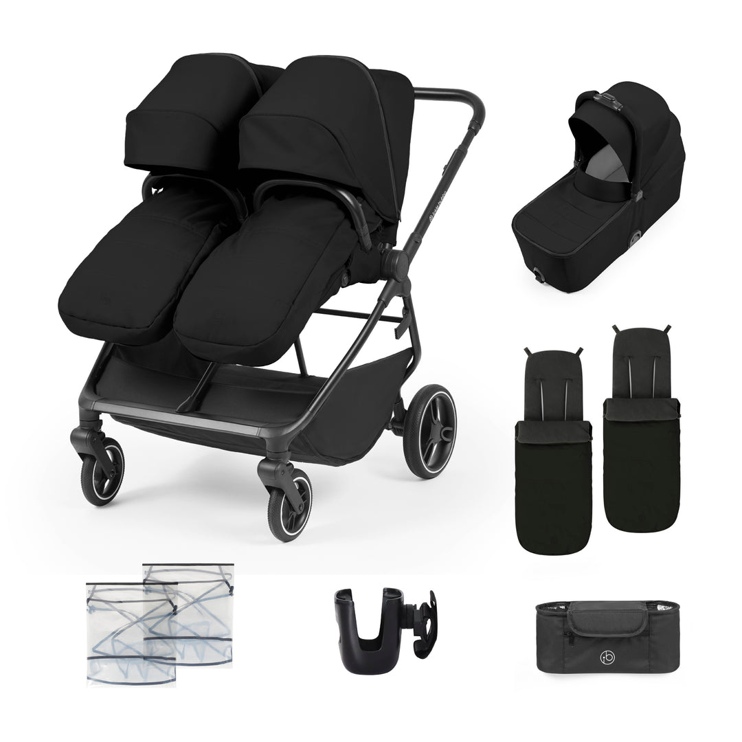 Ickle Bubba Altair Growing Families Stroller, Black - image 1