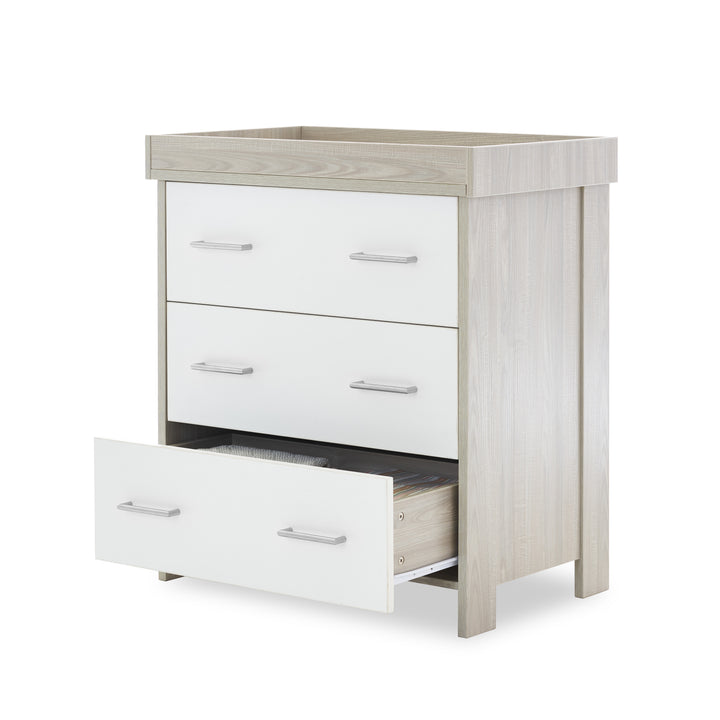 Obaby Nika Mini 2 Piece Room Set - Grey Wash & White