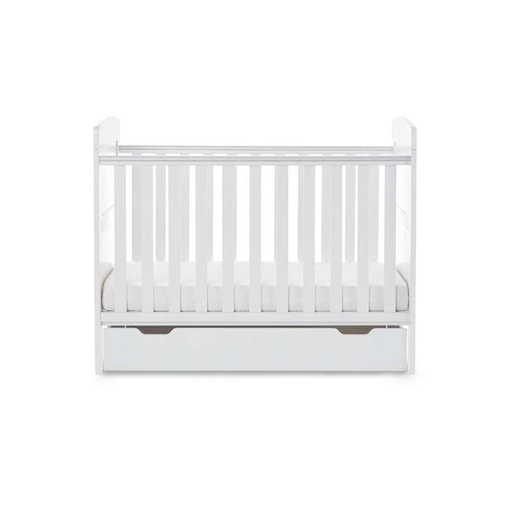 Obaby Grace Mini Cot Bed with Underdrawer, White