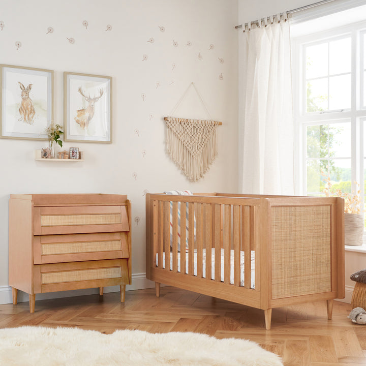 Tutti Bambini Japandi 2 Piece Room Set Light Oak
