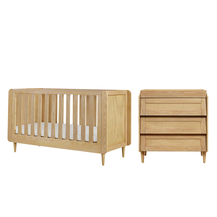 Tutti Bambini Japandi 2 Piece Room Set Light Oak