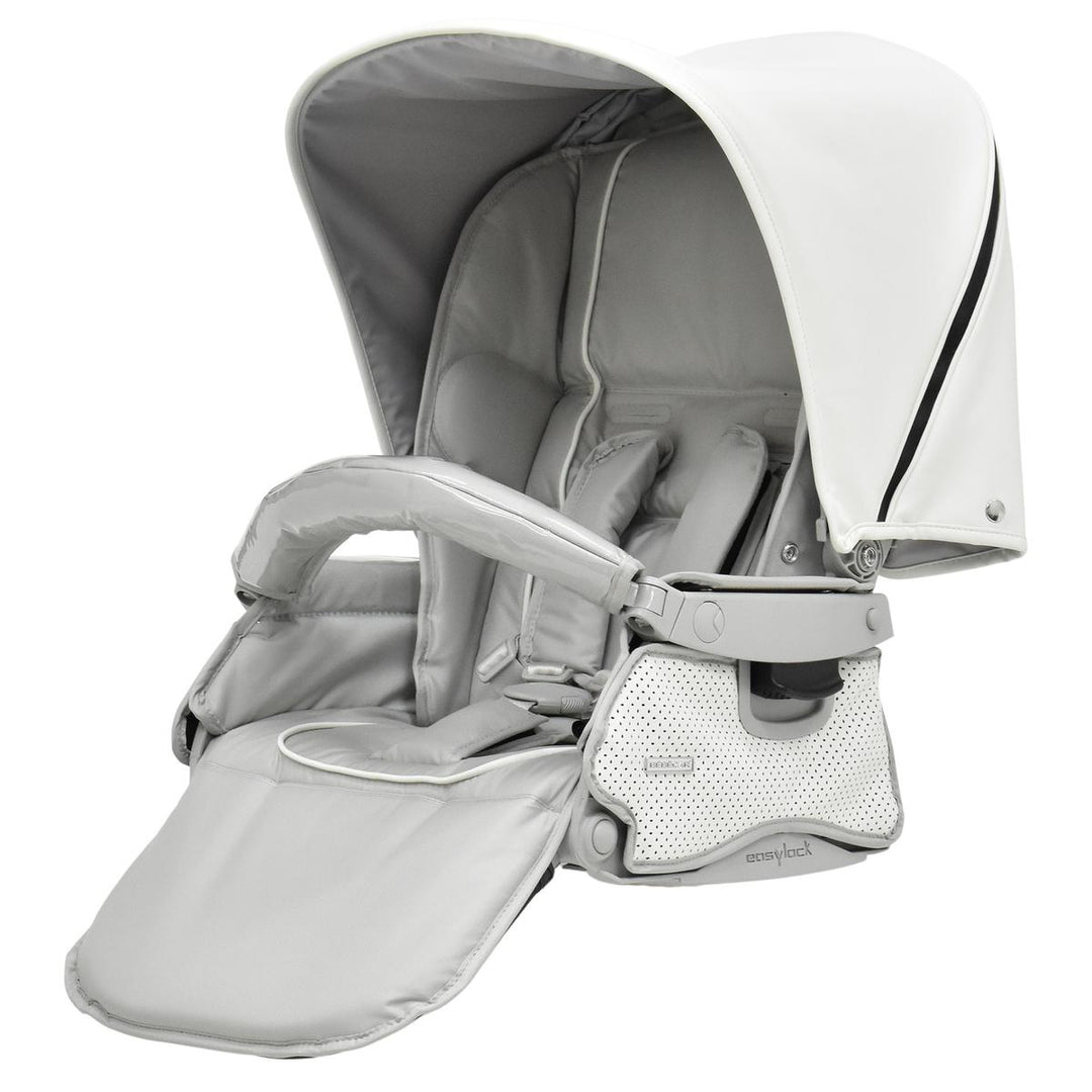 Bebecar Stylo Class+ 2 in 1 Pram + Raincover, FREE Changing Bag, Porcelaine