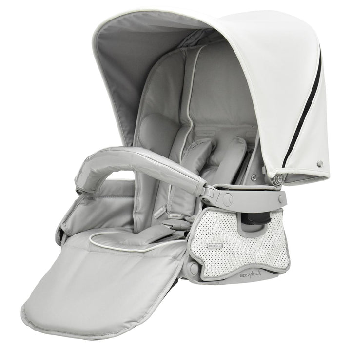 Bebecar Stylo Class+ 2 in 1 Pram + Raincover, FREE Changing Bag, Porcelaine