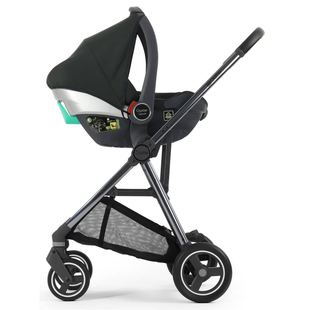 Babystyle Oyster Gravity+ 9 Piece Travel System Package, Black Olive