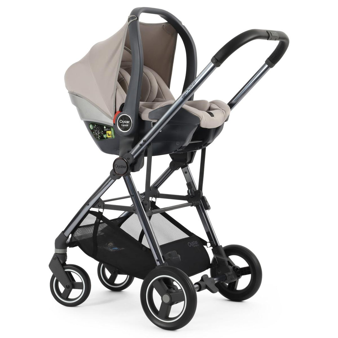 Babystyle Oyster Gravity+ 9 Piece Travel System Package, Stone