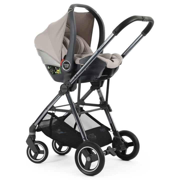 Babystyle Oyster Gravity+ 9 Piece Travel System Package, Stone