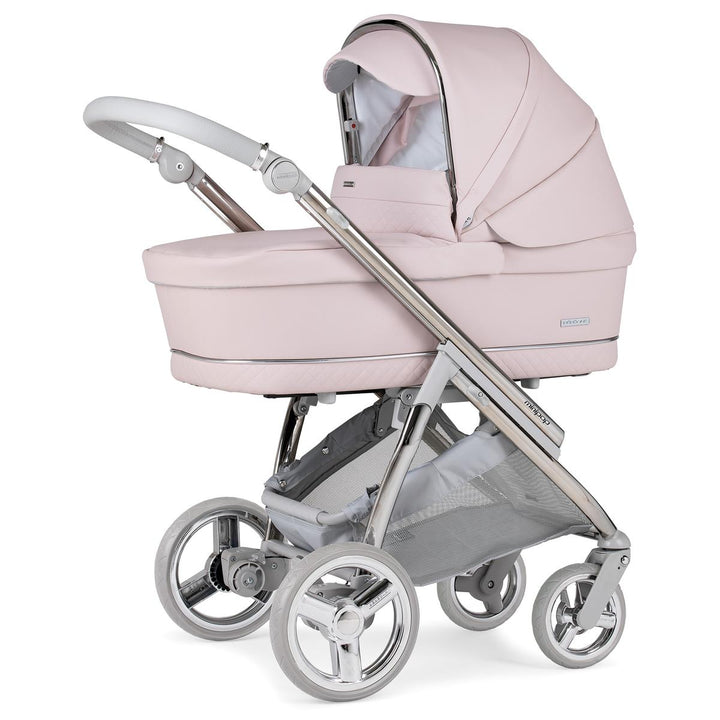 Bebecar Minipop Trio 3 in 1 Travel System + Lie Flat Car Seat, Pink
