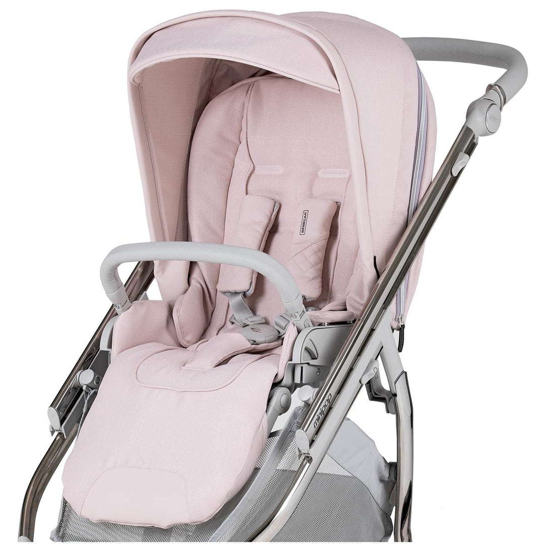 Bebecar Minipop Duo 2 in 1 Pram + Raincover, Pink