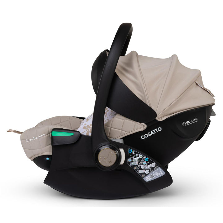 Cosatto Wow 3 All Stage Family Rotate & Recline 2 Base Bundle, Whisper