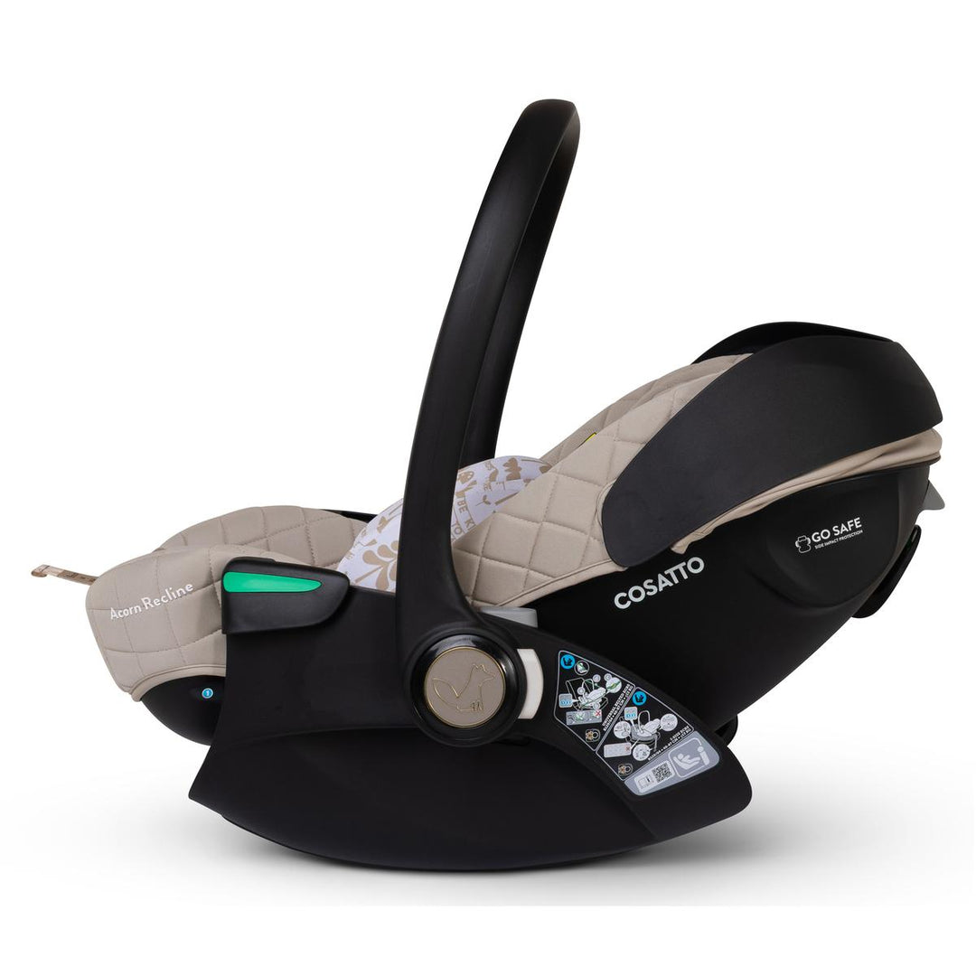 Cosatto Wow 3 All Stage Family Rotate & Recline 2 Base Bundle, Whisper