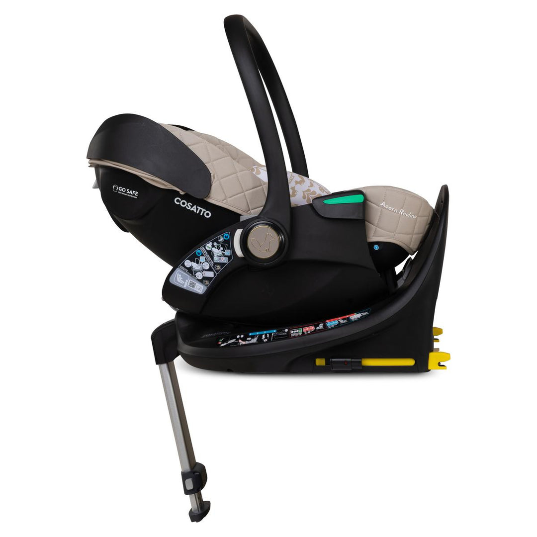 Cosatto Wow 3 All Stage Family Rotate & Recline 2 Base Bundle, Whisper