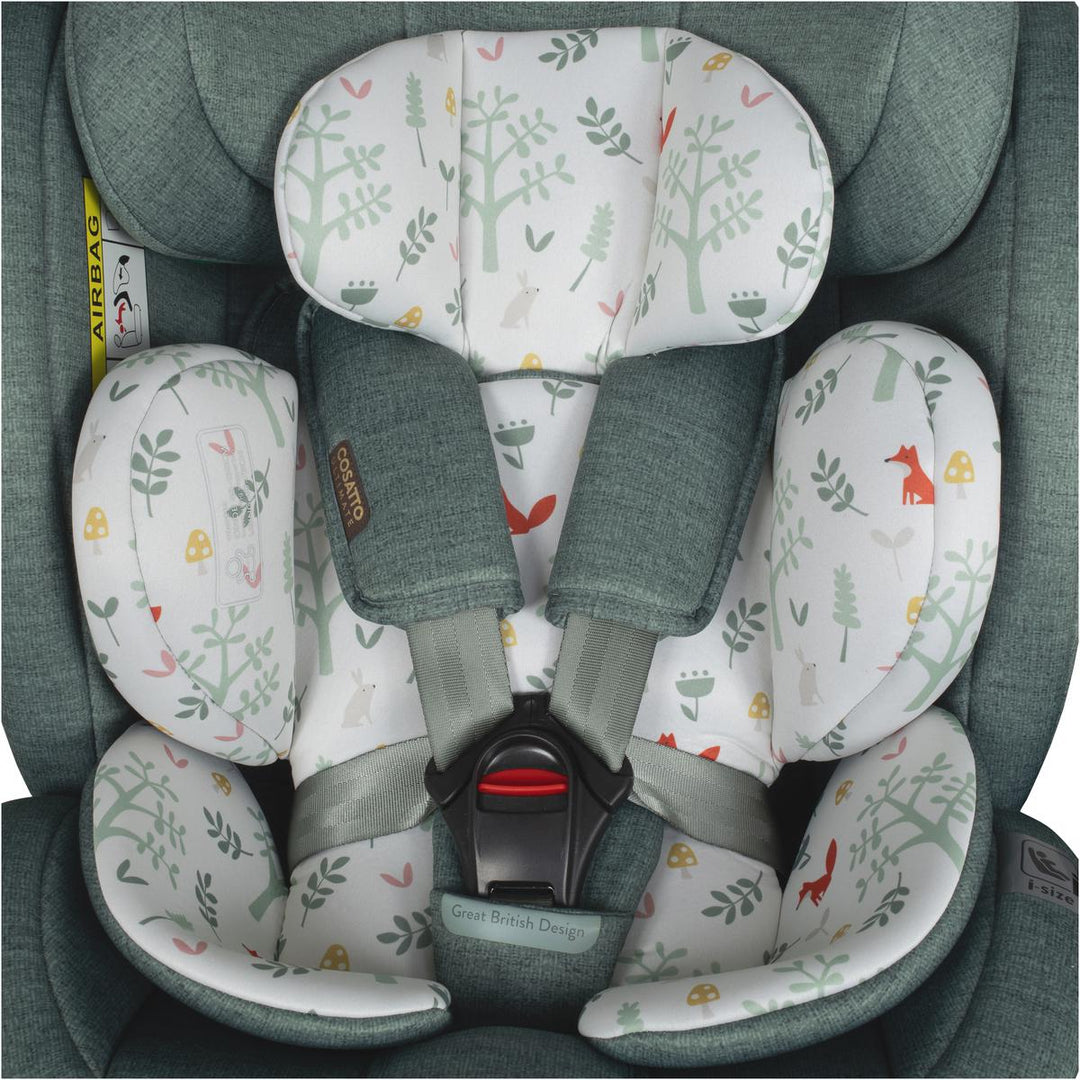 Cosatto Wow 3 All Stage Family Rotate & Recline 2 Base Bundle, Meadow