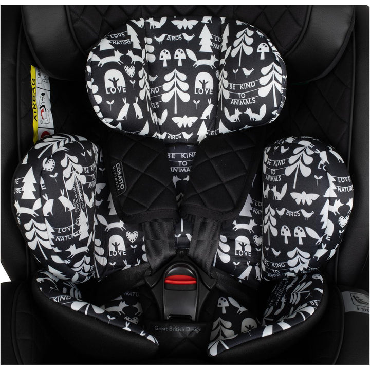 Cosatto Wow 3 All Stage Family Rotate & Recline 2 Base Bundle, Silhouette
