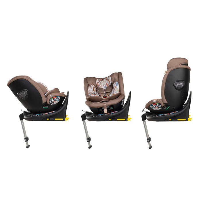 Cosatto Wow 3 Special Edition All Stage Family Rotate & Recline 2 Base Mega Bundle, Tiger Tale