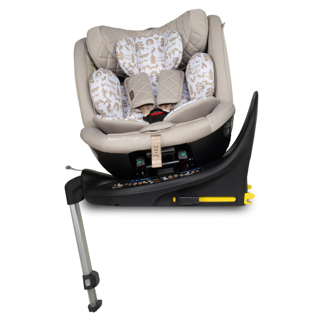 Cosatto Wow 3 All Stage Family Rotate & Recline 2 Base Bundle, Whisper