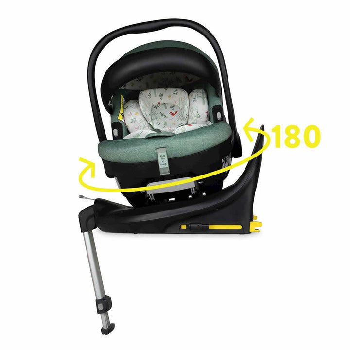 Cosatto Wow 3 Rotate Car Seat Bundle, Meadow