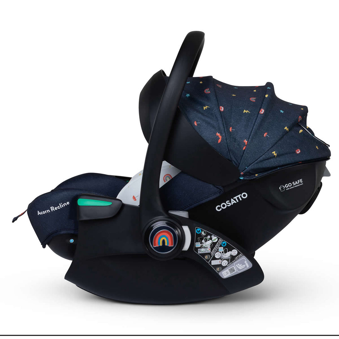 Cosatto Wow 3 Rotate & Recline Cozy Bundle, Doodle Days