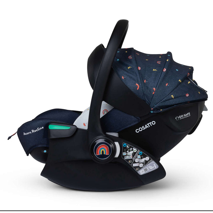 Cosatto Wow 3 Rotate & Recline Cozy Bundle, Doodle Days