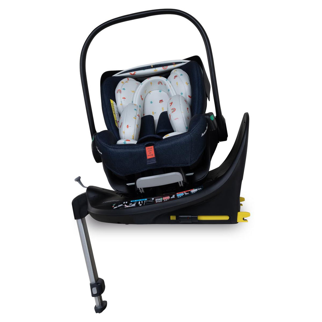 Cosatto Wow 3 Rotate & Recline Cozy Bundle, Doodle Days
