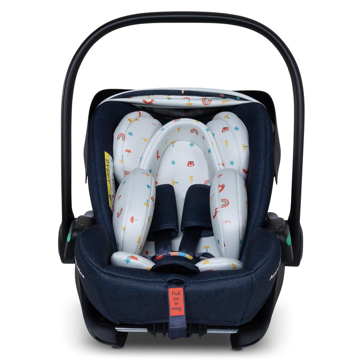 Cosatto Wow 3 Rotate & Recline Cozy Bundle, Doodle Days