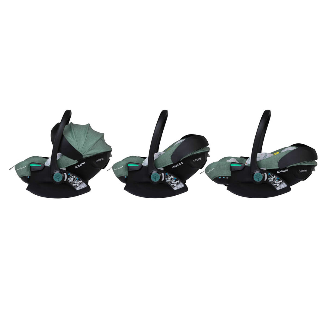 Cosatto Wow 3 Rotate & Recline Cozy Bundle, Meadow