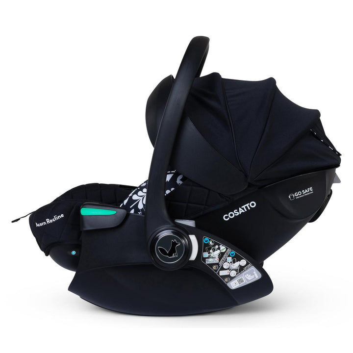 Cosatto Wow 3 Rotate & Recline Cozy Bundle, Silhouette