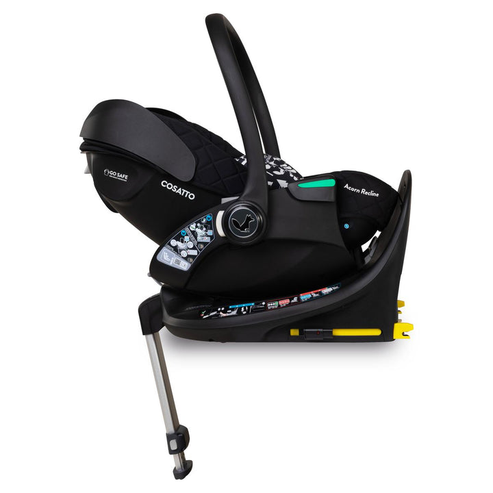 Cosatto Wow 3 Rotate & Recline Cozy Bundle, Silhouette