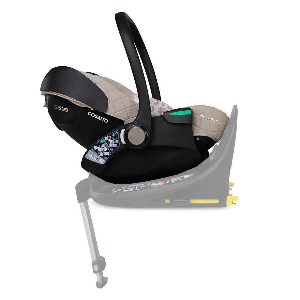 Cosatto Acorn Recline i-Size 0+ Car Seat, Whisper
