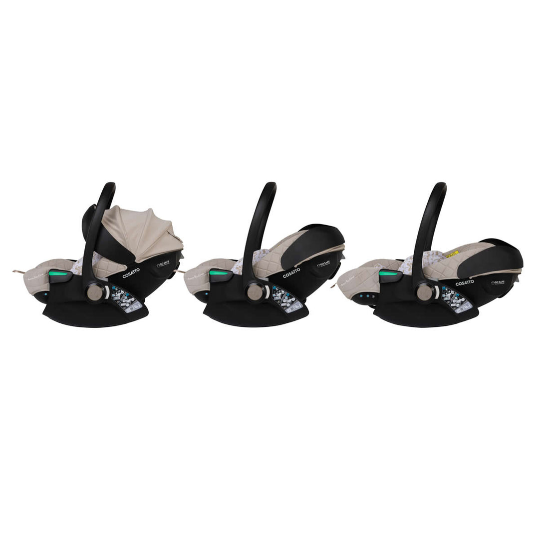 Cosatto Wow 3 Rotate & Recline Cozy Bundle, Whisper