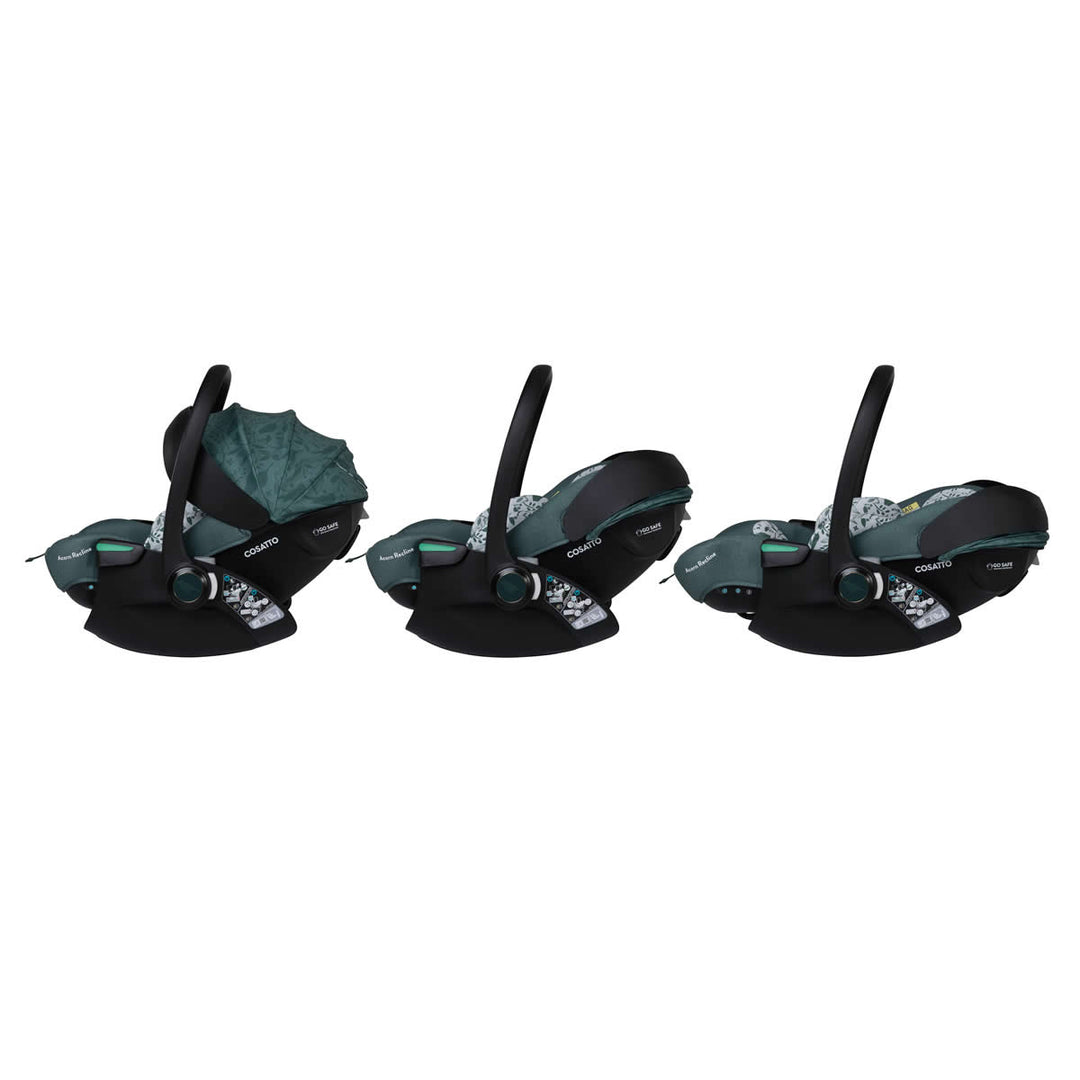 Cosatto Wow 3 Special Edition All Stage Family Rotate & Recline 2 Base Mega Bundle, Wildwood