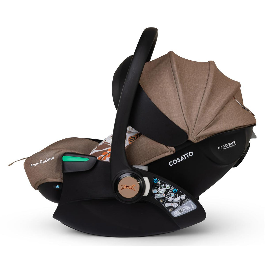 Cosatto Wow 3 Special Edition All Stage Family Rotate & Recline 2 Base Bundle, Tiger Tale