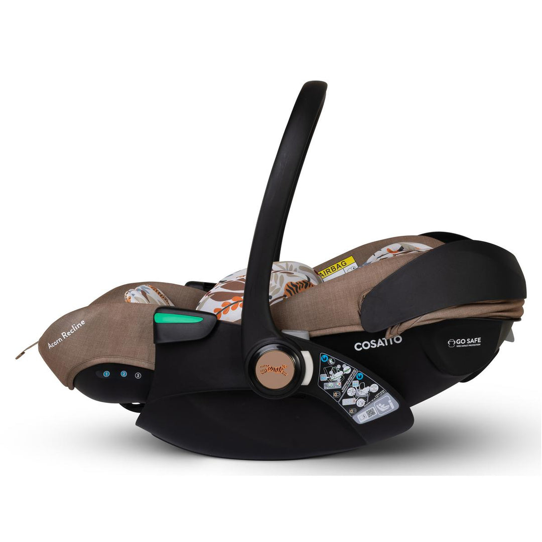 Cosatto Wow 3 Special Edition All Stage Family Rotate & Recline 2 Base Mega Bundle, Tiger Tale