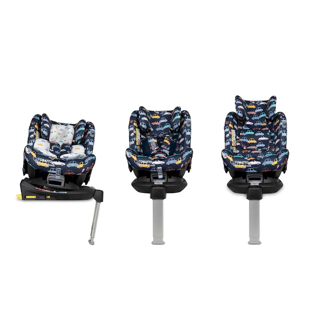 Cosatto All In All Rotate Group 0+,1,2,3 Isofix Car Seat, Beep Beep