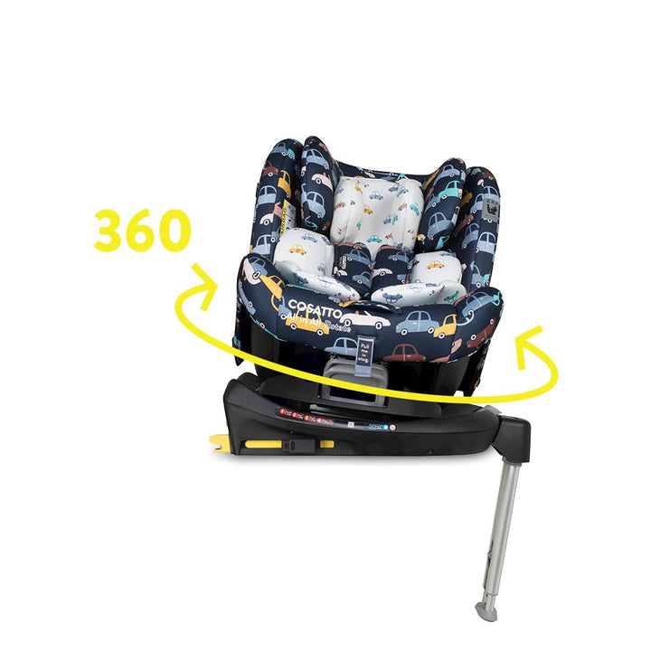 Cosatto All In All Rotate Group 0+,1,2,3 Isofix Car Seat, Beep Beep