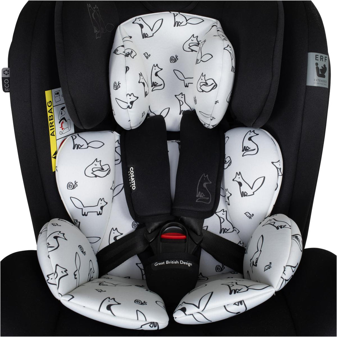 Cosatto All In All Rotate Group 0+,1,2,3 Isofix Car Seat, Foxed