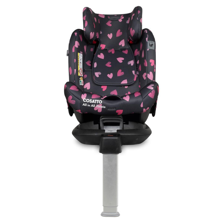 Cosatto All In All Rotate Group 0+,1,2,3 Isofix Car Seat, Charcoal Lighthearted