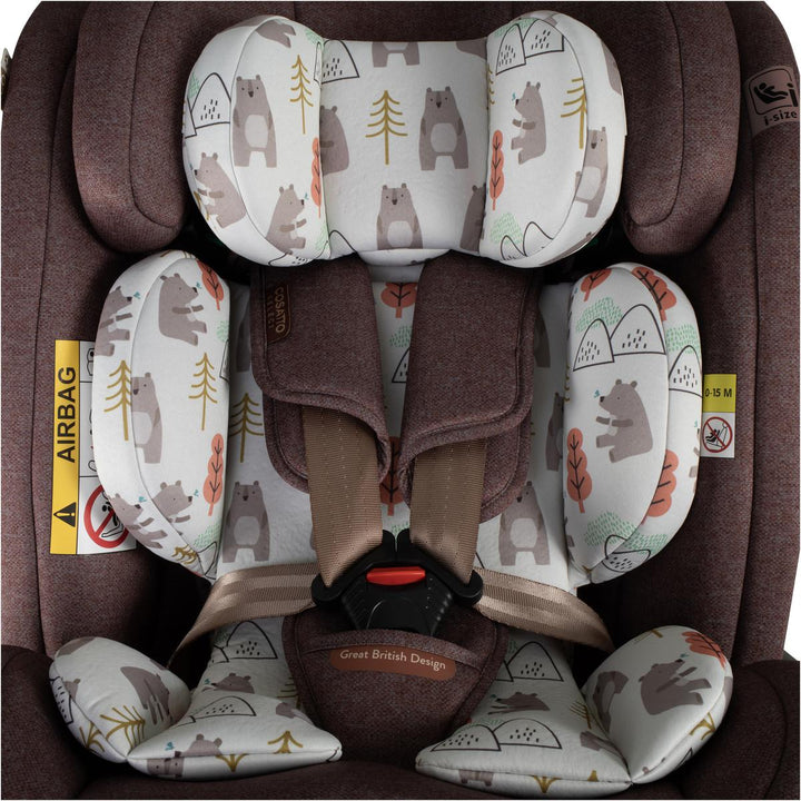 Cosatto Get Set Gro Plus i-Size 360 Car Seat, Bear Hug
