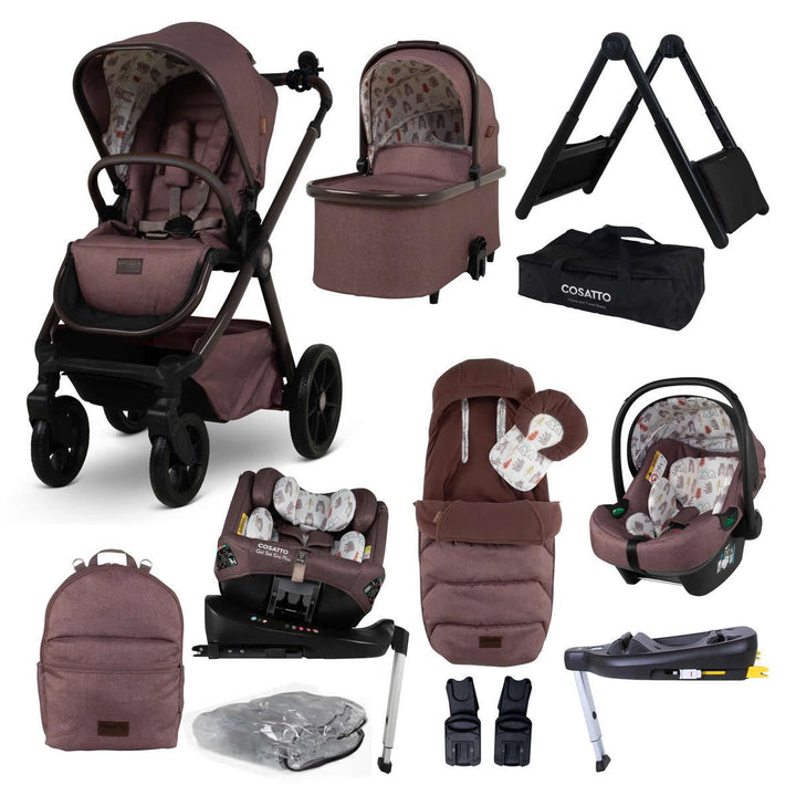 Cosatto Giggle 4 Special Edition All Stage Everything Home and Travel Bundle, Bear Hug